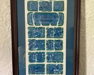 Chichen Itza Wax Crayon Painting