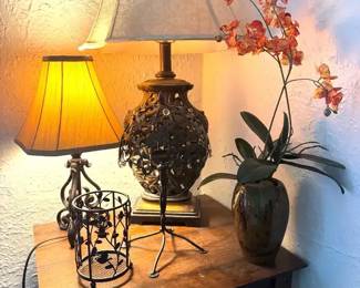Ornate Lamps and Decor