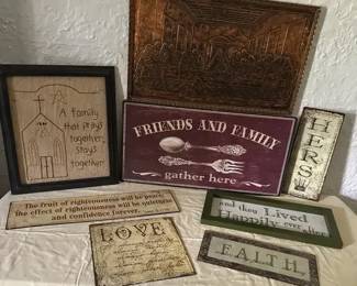 Faith and Family Wall Decor