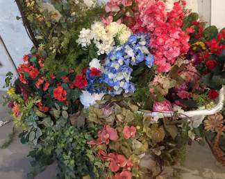 Faux Floral Mystery Lot
