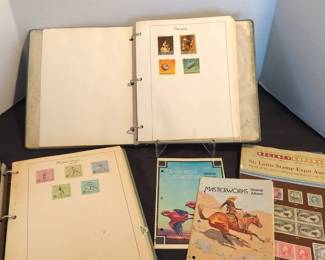 Vintage Stamp Collecting Books