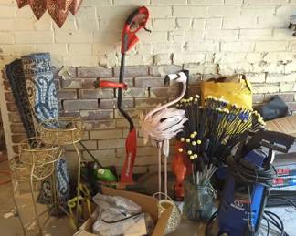 Garden Tools, Solar Lights and Decor