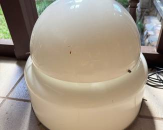 #43 - $200 - Lamp plastic on floor. 1970's