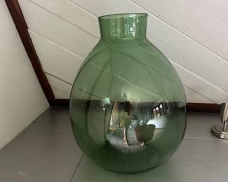 #32 - $60 -Glass urn 2'T x 16"W 
