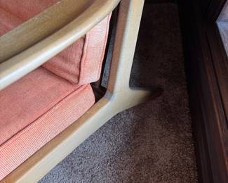 #26 - $800 - Mid century Lawrence Peabody Danish teak lounge chair 30Wx33Dx25H