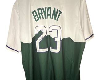 Chris Bryant Signed Rockies Jersey