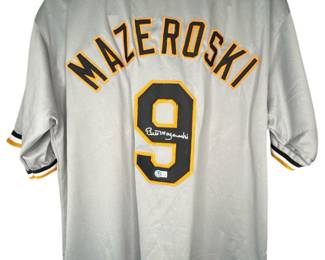 Bill Mazeroski Signed Jersey