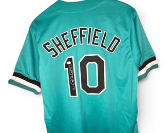 Gary Sheffield Signed Jersey