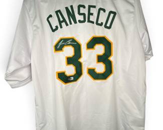 Jose Canseco Signed Jersey