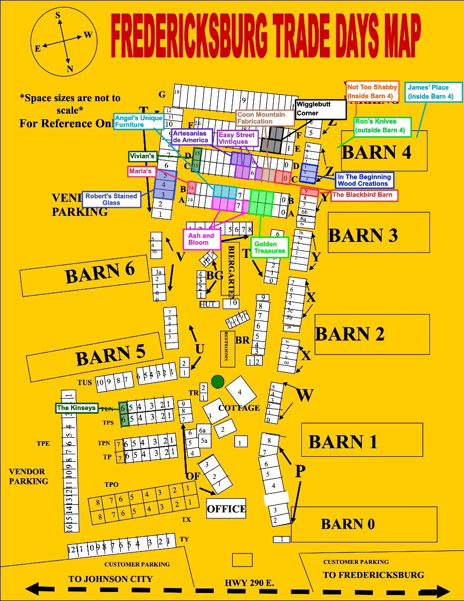 Trade Days Map