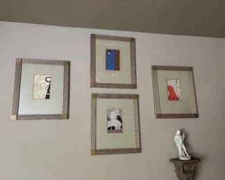 4 PIECE SET OF ARTWORK