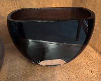 BLOCK GLASS BOWL