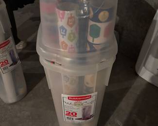 WRAPPING PAPER AND CONTAINER