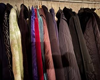LADIES CLOTHES  SOME 2 TO 3 X AND SMALLER SIZES MIXED IN