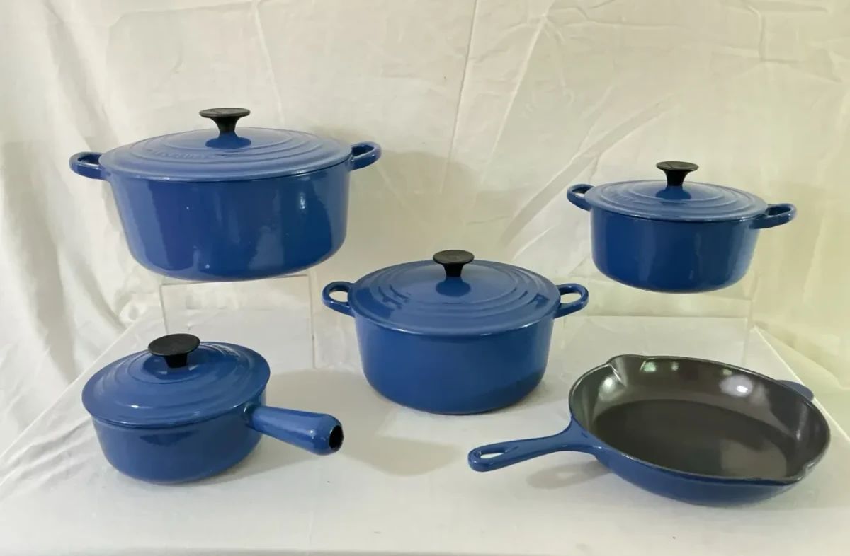 Blue Le Creuset Cookware