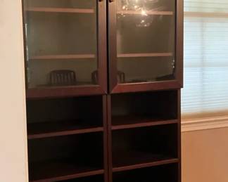 Upper Glass Door Wooden Cabinet II