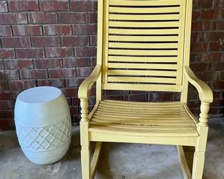 Yellow Rocker Stand