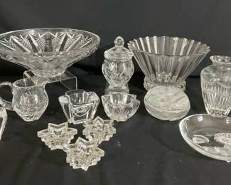 Clear Glassware Decor