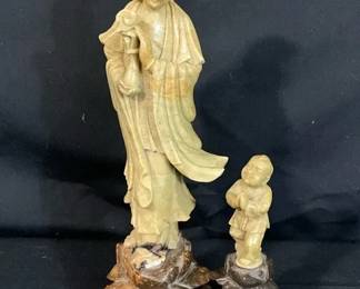 CHINESE SOAPSTONE STATUE