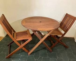 Teakwood InsideDeck Table Set