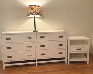 White Dresser And Nightstand