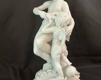 German Cast Olympian Statue