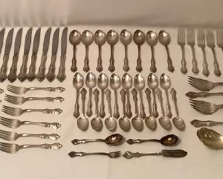 Deep Silver Plated Utensil Set