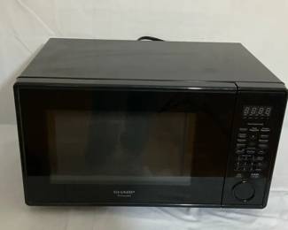 Black Sharp Microwave