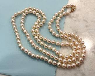 Strung Cultured Pearls