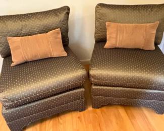 Patterned Small Arm Chair