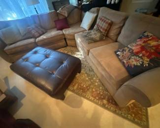 Sectional & ottoman