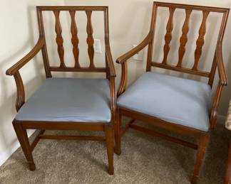 Sligh Furniture Company French Regency Style Armchairs Pair