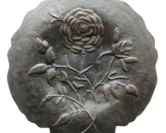 Vintage Hand Hammered Metal Decorative Trey