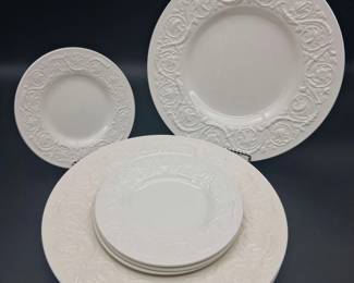 Wedgewood Patrician Queens Ware 4 Dinner And Dessert Plates A