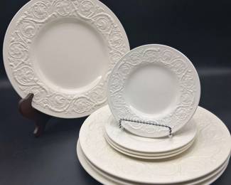 Wedgewood Patrician Queens Ware 4 Dinner And Dessert Plates B