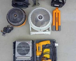 SU112Vornado Fans DeWalt Drill