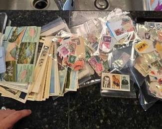 SU201Stamps and postcards