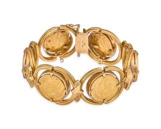 18K 5 Peso Bracelet