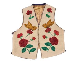 Vintage Beaded Native American Vest