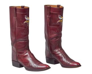 McCombs Ranches x Minnesota Vikings Leather Boots