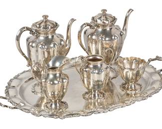 Red McCombs | Mexican Sterling Silver Tea Set