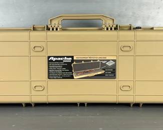 Apache 9800 Weatherproof Protective Long Case, With Foam Interior And Wheels