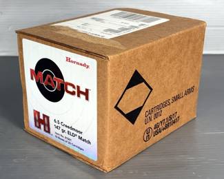 Hornady Match 6.5 Creedmoor 147 gr Ammo, Approx 200 Rds In Unopened Carton, Local Pickup Only