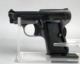 Beretta 418 Bantam 6mm Pistol SN# 26179A, In Leather Holster
