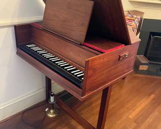 harpsichord was built by Ralph Vaughn in Brasstown NC