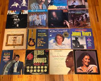  Over 130 Albums! Over 100 45's! Albums $6 each or 2 for $10. Singles $2 each or 6 for $10.