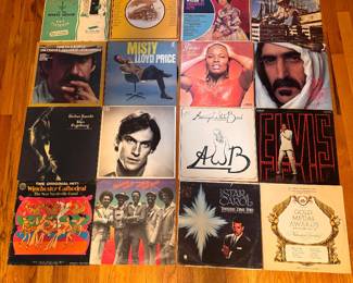  Over 130 Albums! Over 100 45's! Albums $6 each or 2 for $10. Singles $2 each or 6 for $10.
