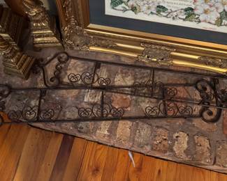 Vintage iron plate, wall display racks. $15 each