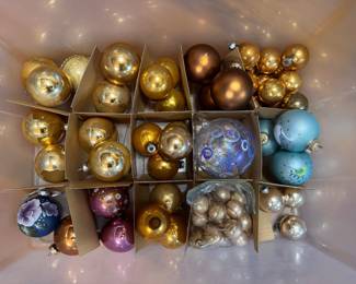 Vintage Glass Christmas Ornaments: $3-5 each. Will also make bundle price. 