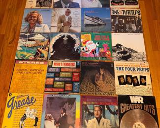  Over 130 Albums! Over 100 45's! Albums $6 each or 2 for $10. Singles $2 each or 6 for $10.